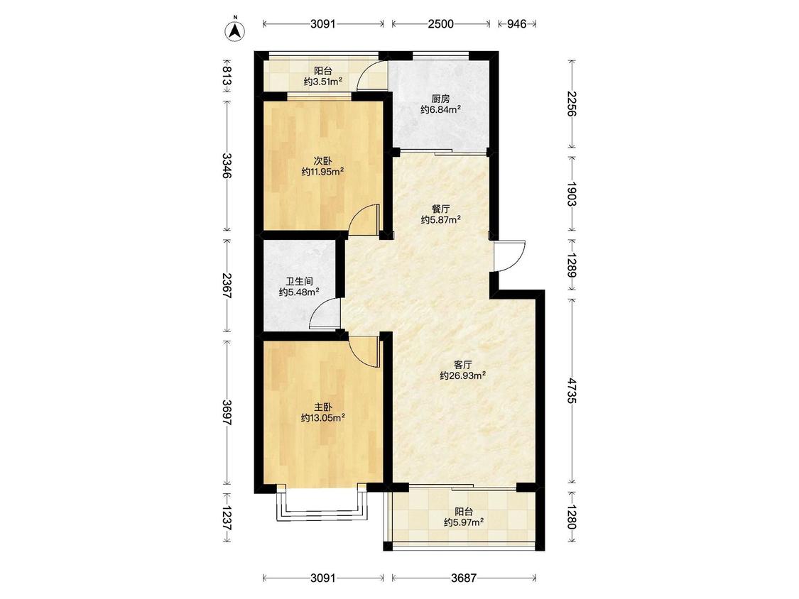 整租·信特景瑞名都