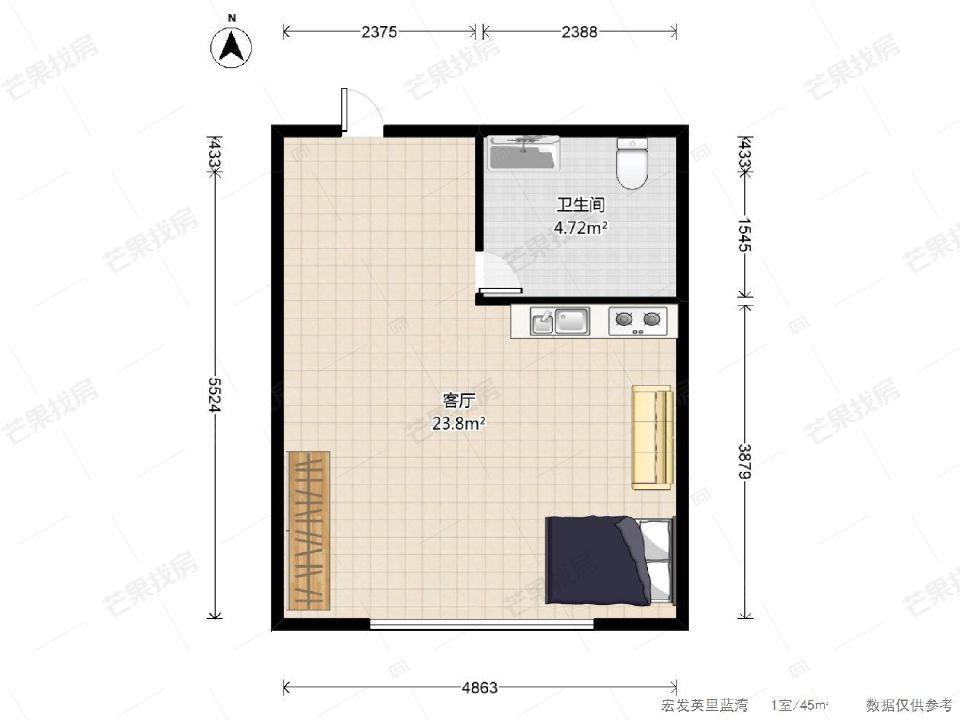 整租·宏发英里(蓝湾)