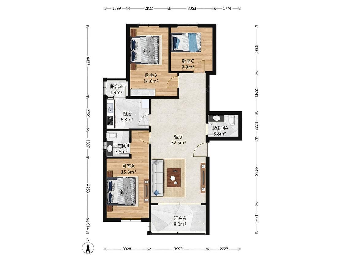 整租·北潞冠家园