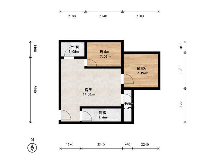 整租·三里河(一区3号院)