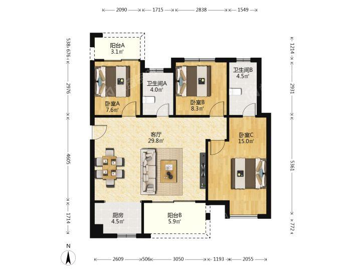 整租·角美中骏四季阳光一期
