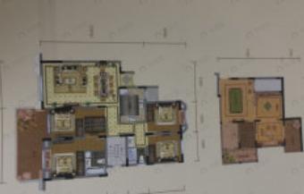 3室2厅2卫建面141平户型图