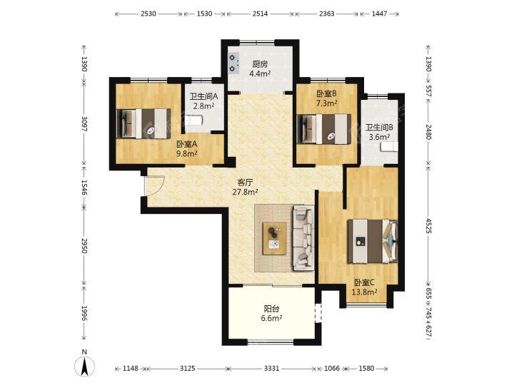 整租·角美中骏四季阳光一期