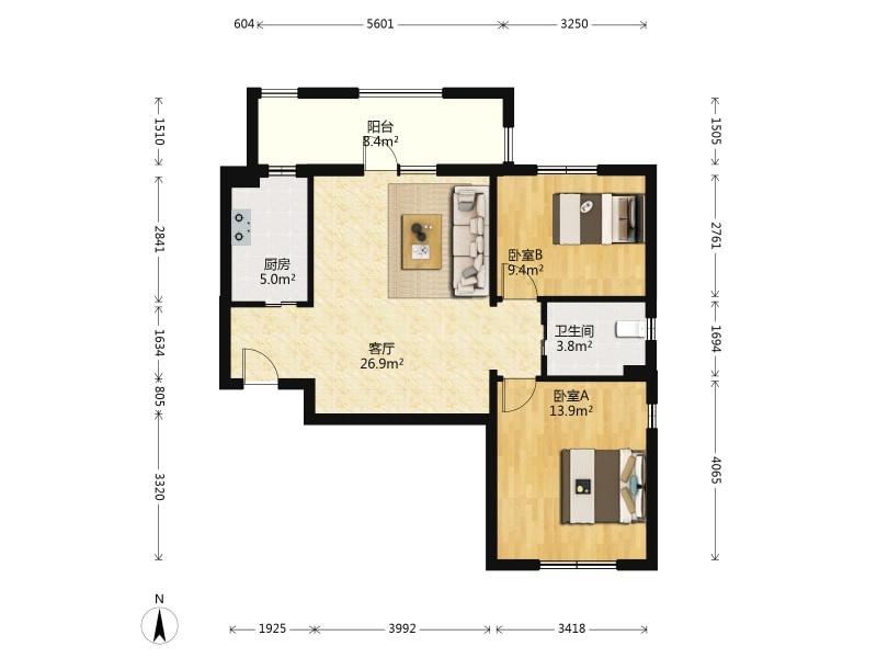 整租·燕西华府五区