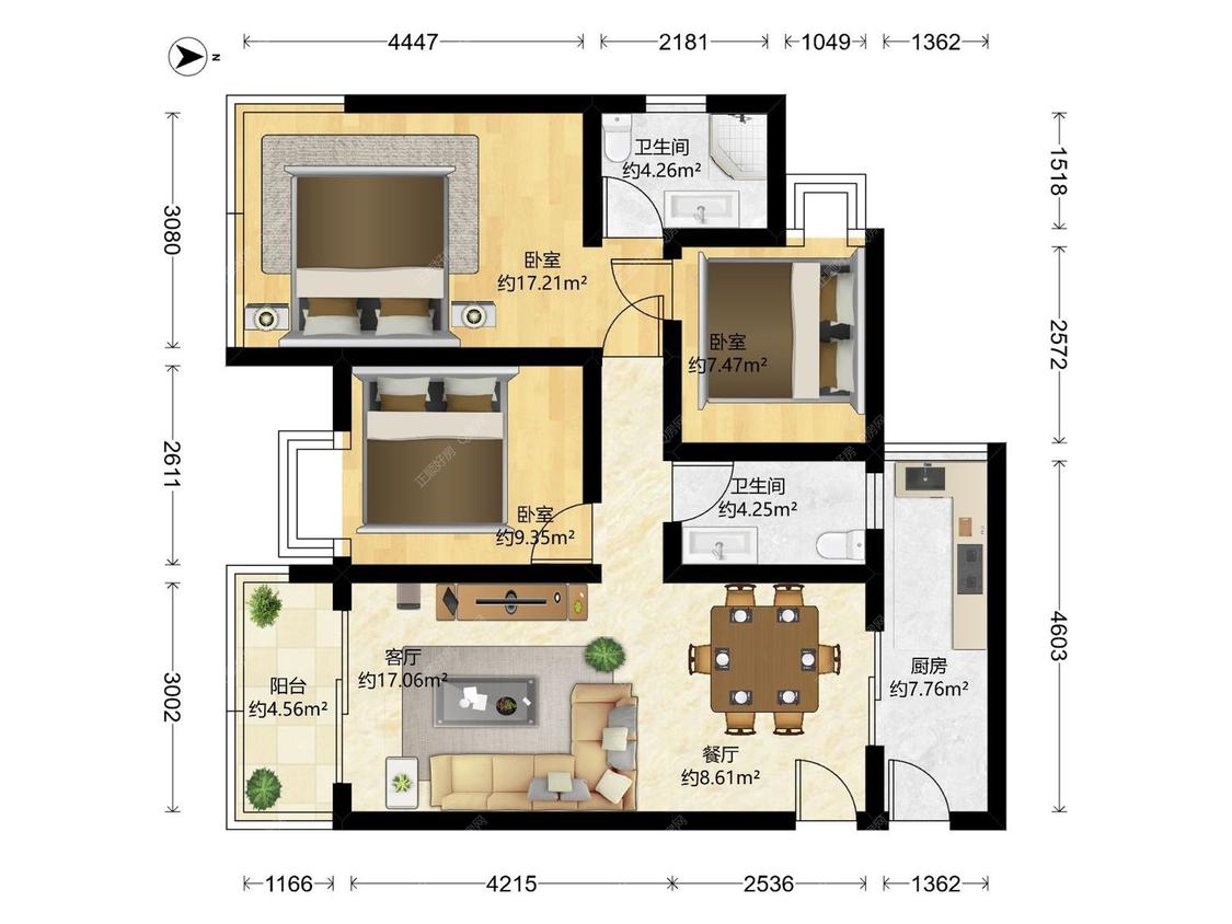 整租·棕榈四季
