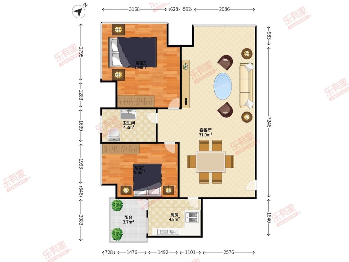整租·海岸时代公寓