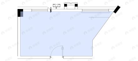 凤栖云筑1室1厅户型图