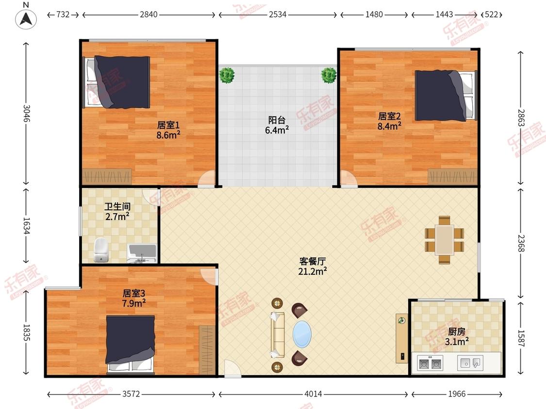 整租·惠恺新时代