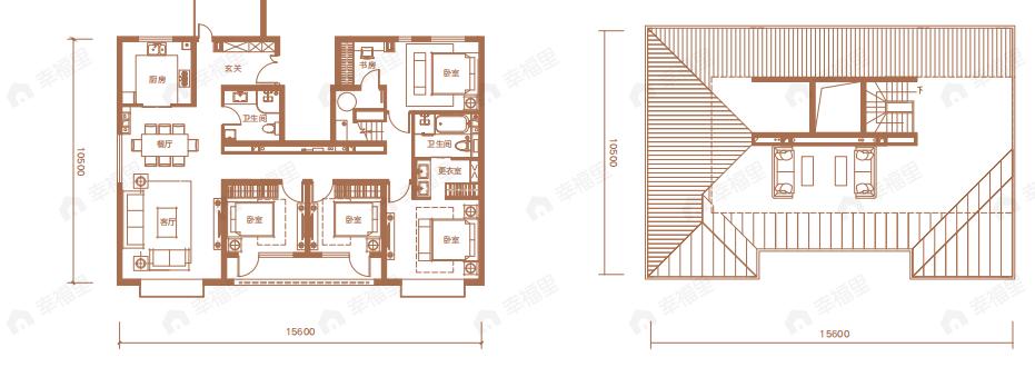 玖瀛府4室2厅2卫户型图