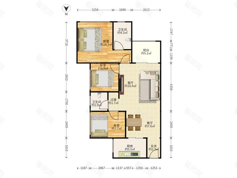 整租·万科魅力之城(二期)
