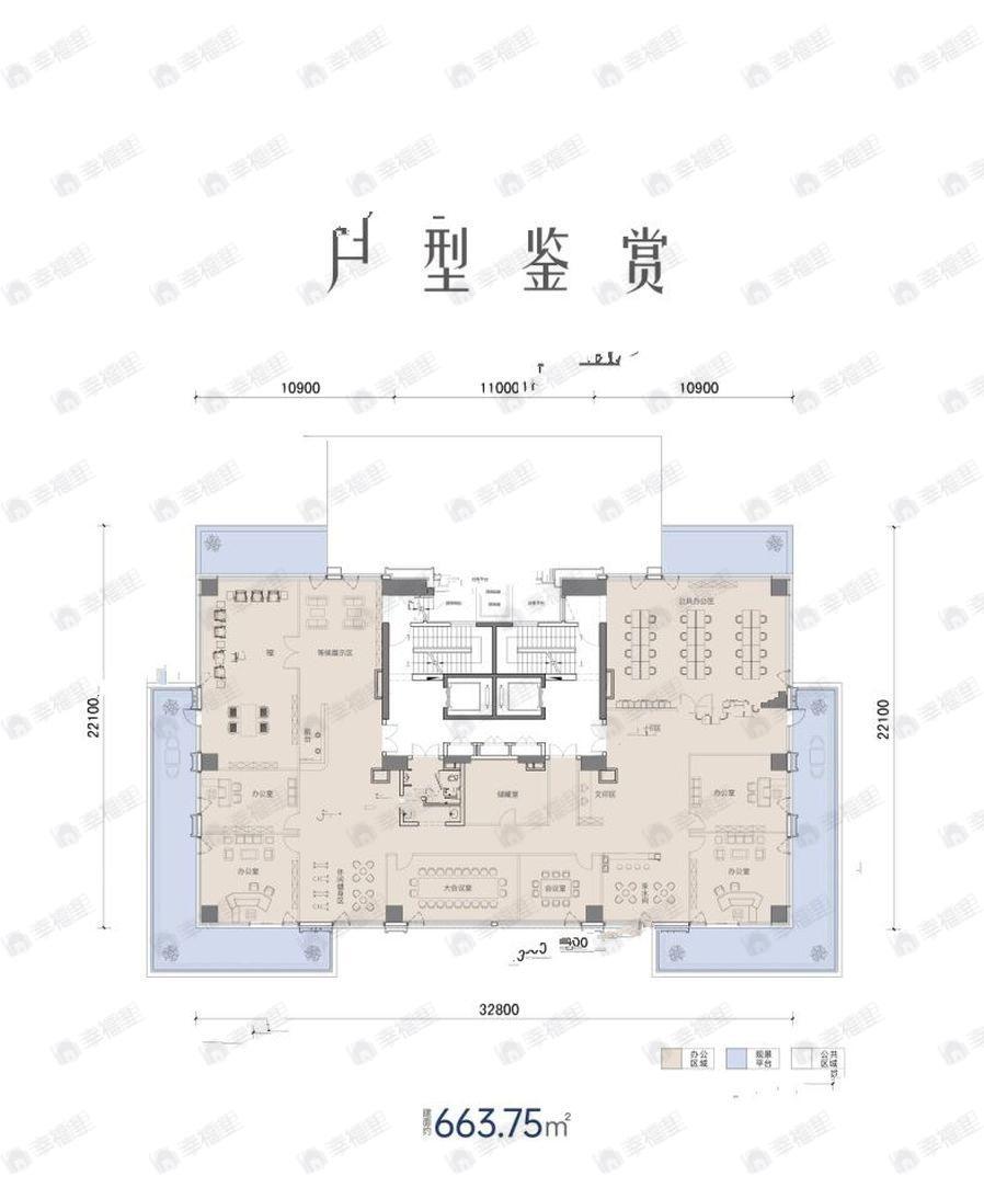 1室建面663平户型图
