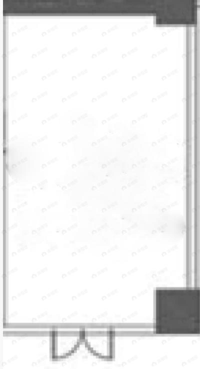 1室1厅建面52平南户型图