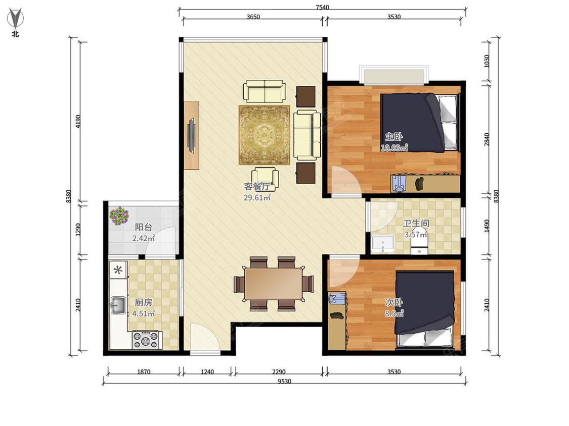 整租·高尔夫1号