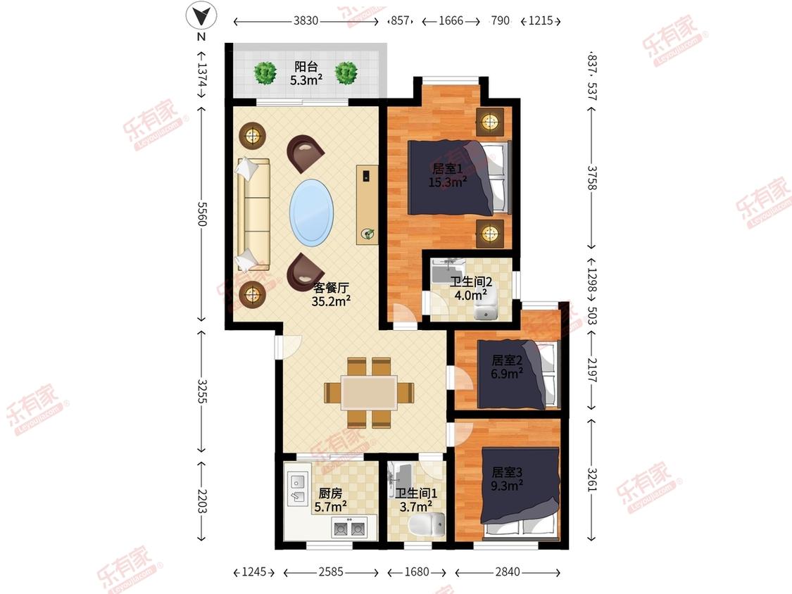 整租·招商名仕花园