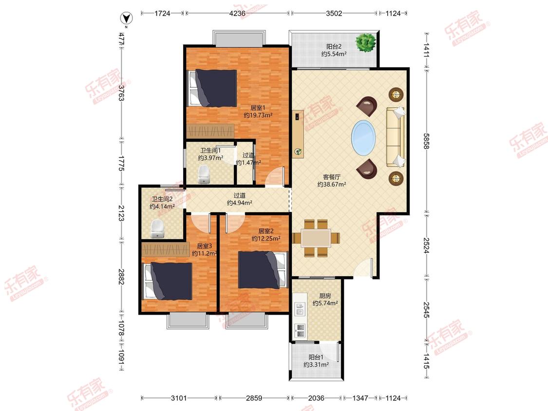 整租·阳光荔景