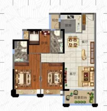 中泰上境3室2厅2卫户型图