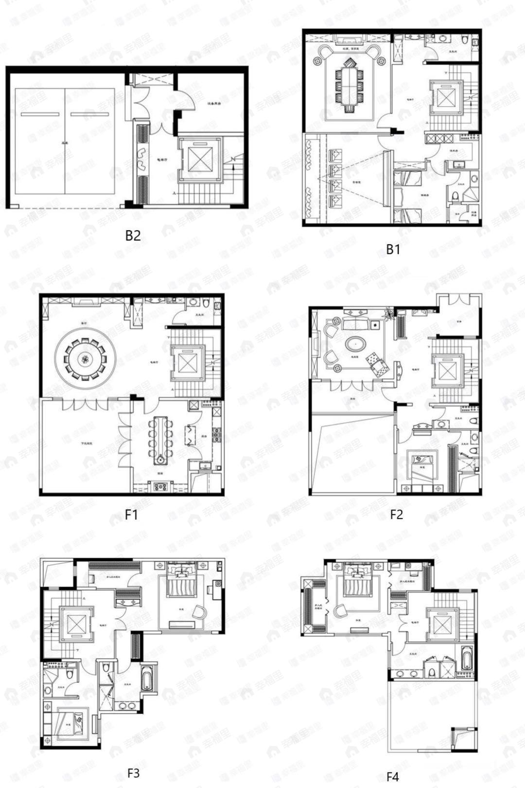 懋源璟玺4室3厅5卫户型图
