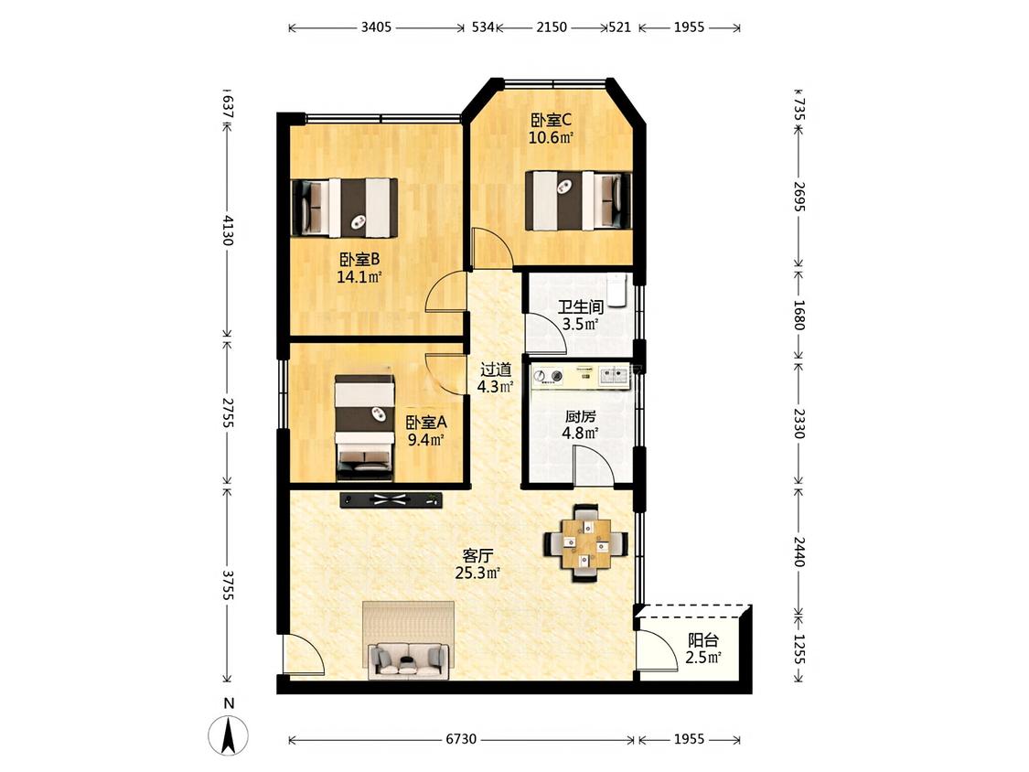 整租·新加坡花园(二三期)