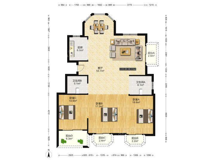 整租·铂金公馆南苑