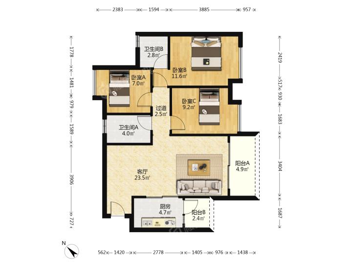 整租·保利花园