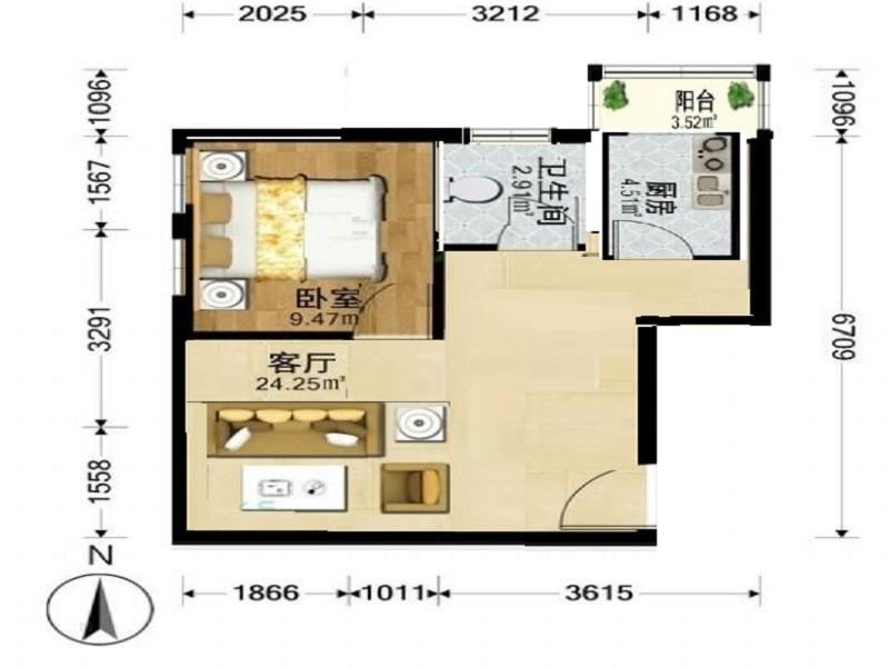 整租·西马金润家园(一区)