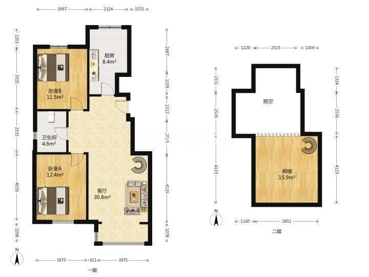 整租·浅山香邑(二期)
