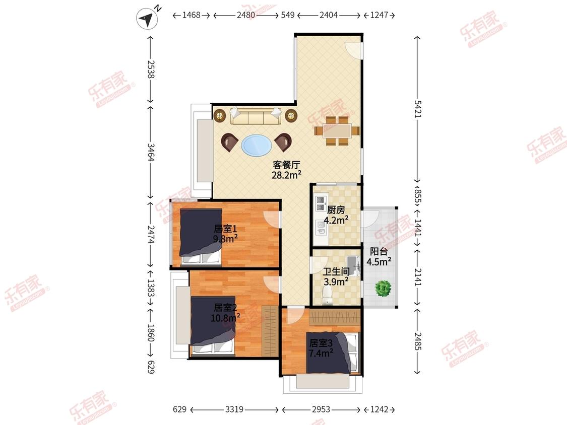 整租·香榭峰景苑