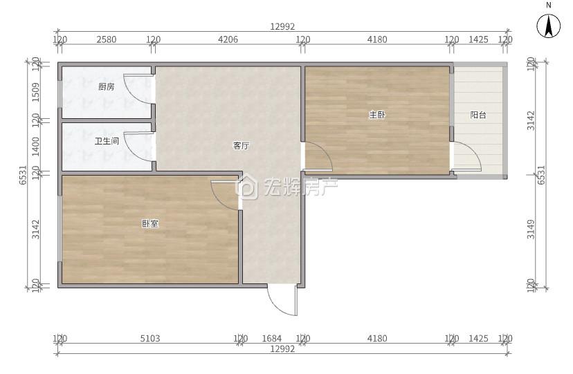 整租·省贸易经济合作厅家属院