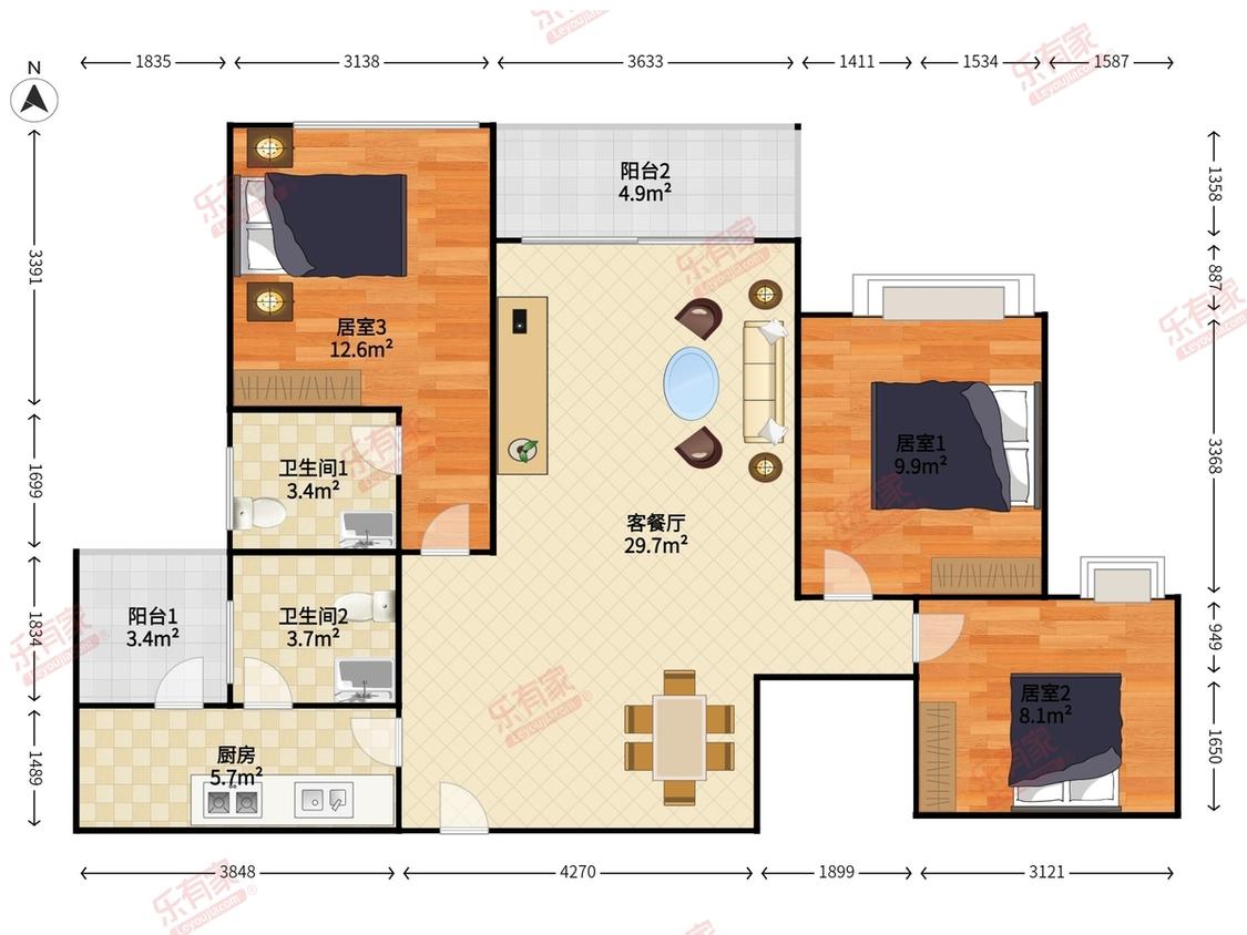 整租·绿茵高尔夫