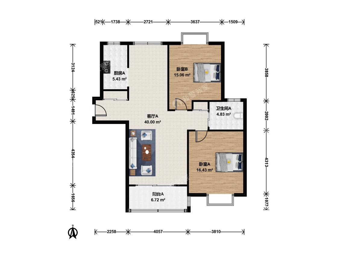 整租·宝华现代城(一期)