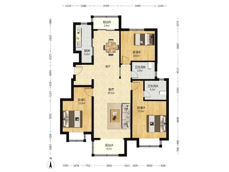 整租·山语城(三区)