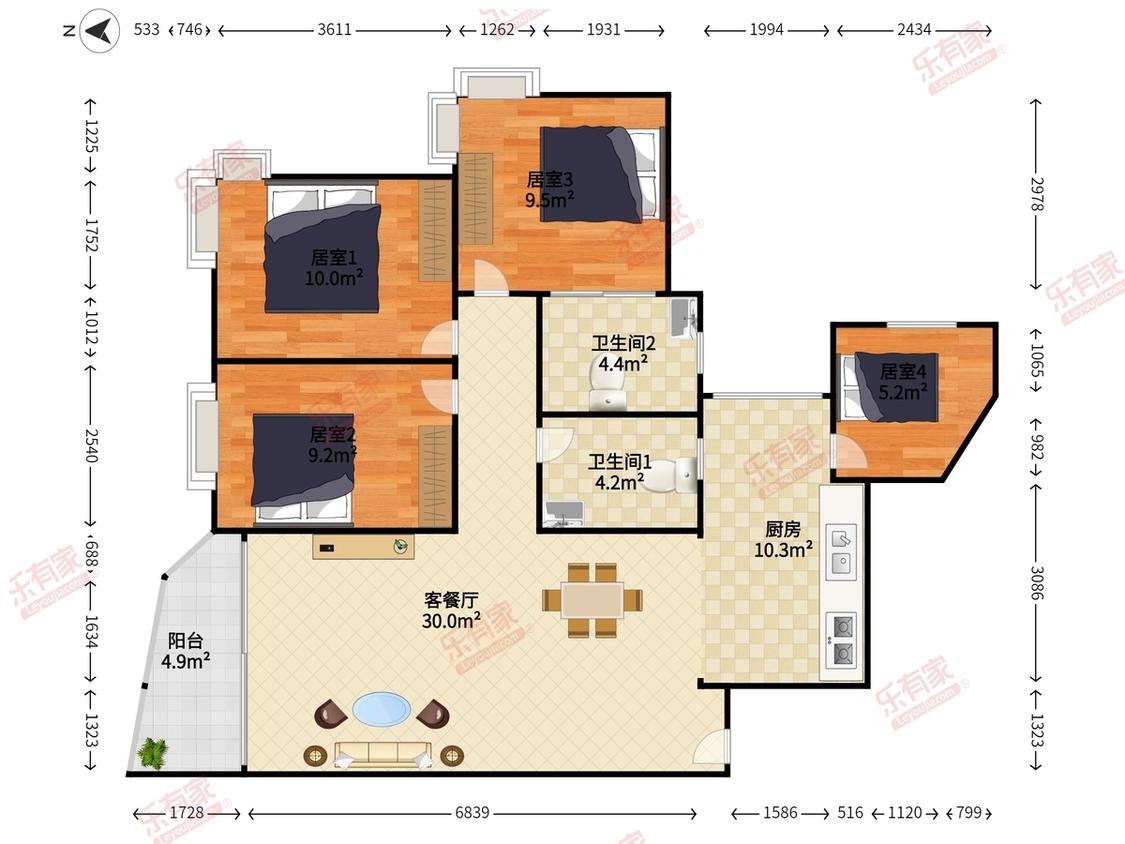 整租·长城盛世家园(二期)