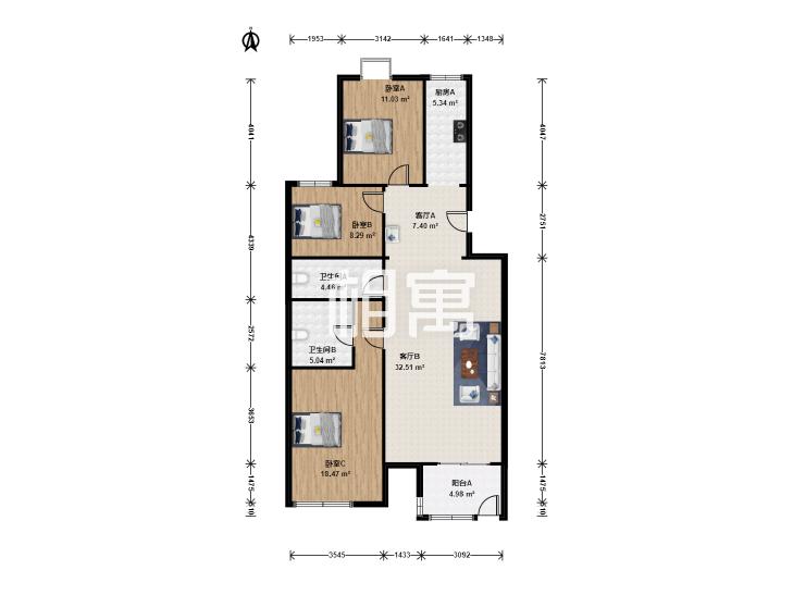 合租·流星花园(三区)