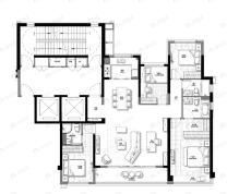 德信新希望江屿云庄4室2厅3卫户型图