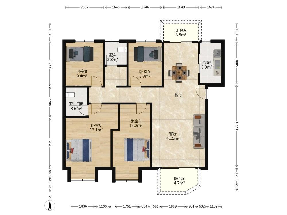 整租·瀚海尔湾