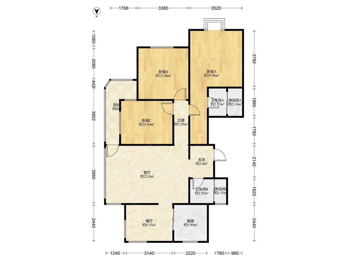 整租·柴桑春天(一区)