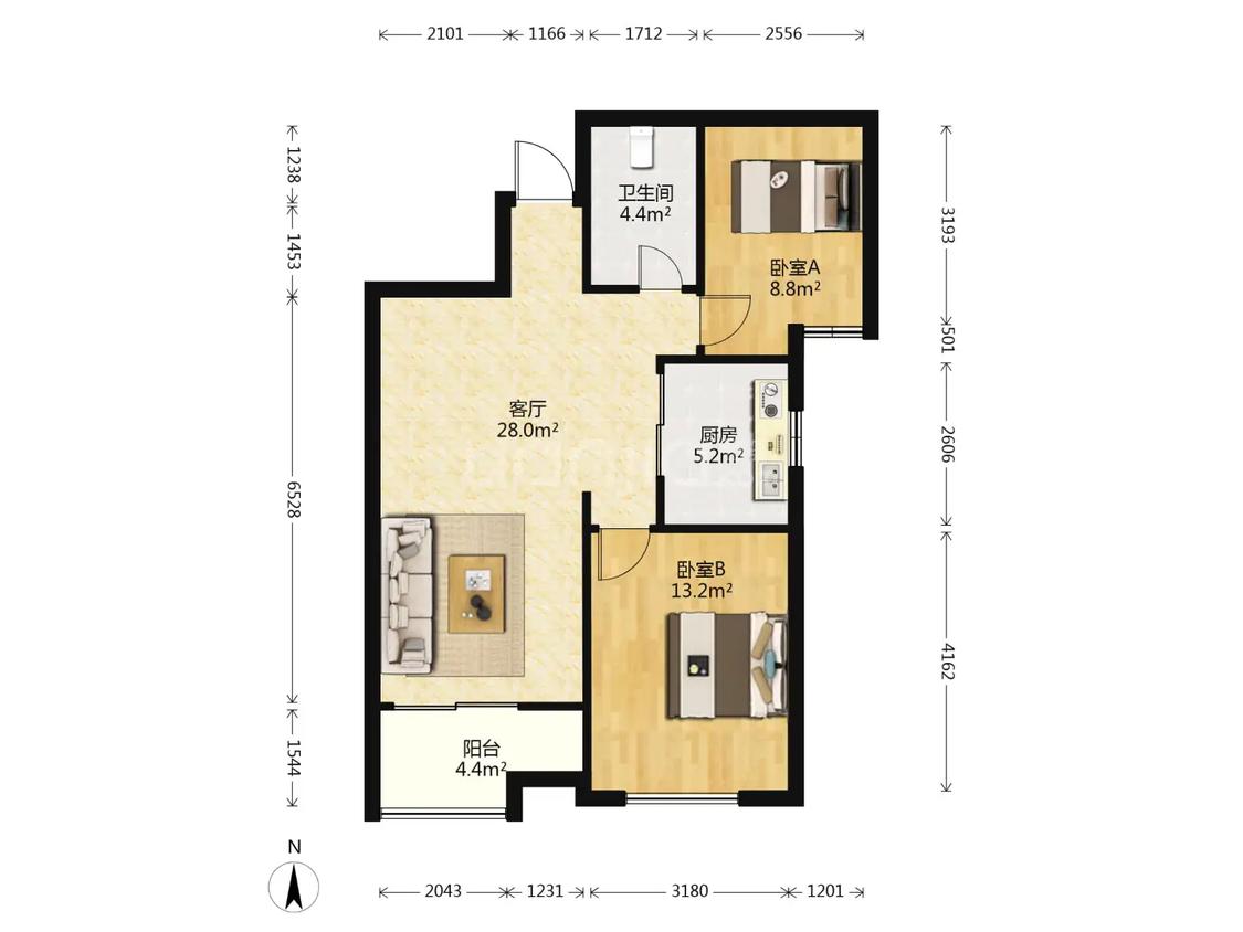 整租·西苑阳光翠庭