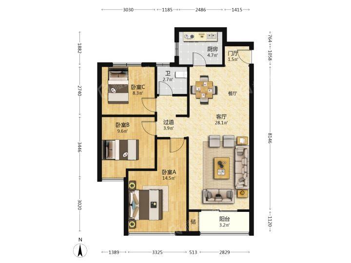 整租·高科麓湾国际社区(一期)