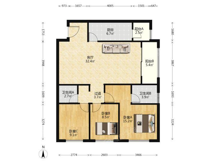 整租·俊发城(玉兰苑)