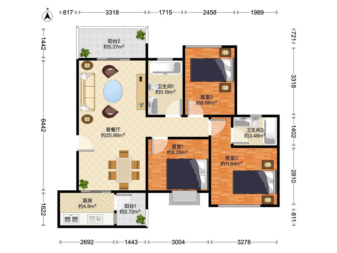 整租·中铭新达城