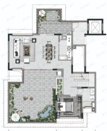 华宇锦绣玺岸4室2厅3卫户型图