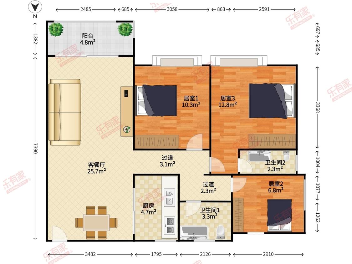整租·保利中宇花园