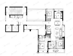 德信新希望江屿云庄4室2厅2卫户型图