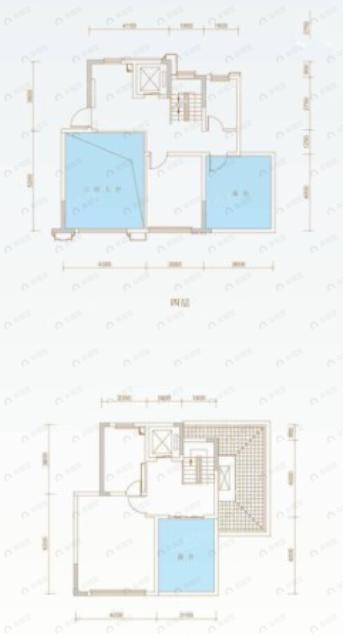 铁投紫瑞府4室2厅4卫户型图