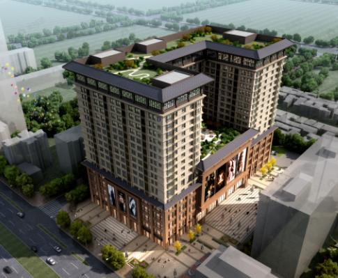 西安电子大楼效果图