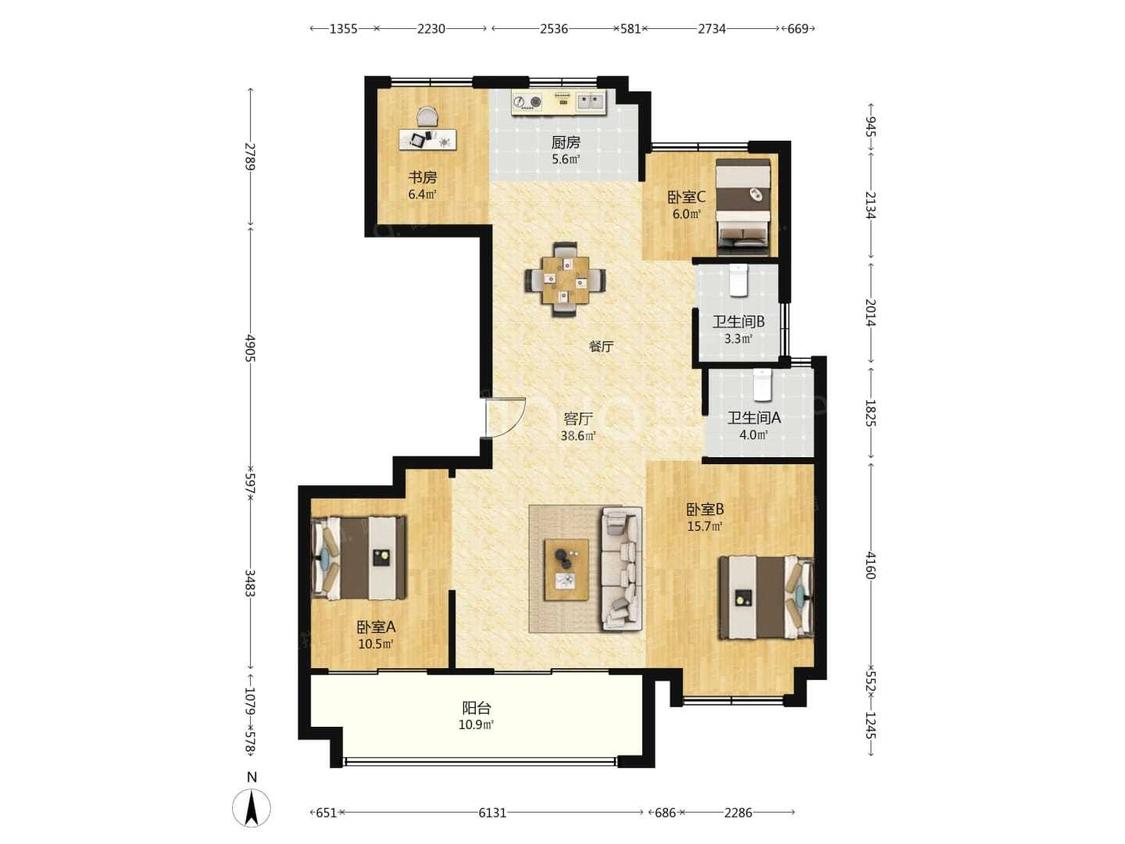 整租·维科望江府