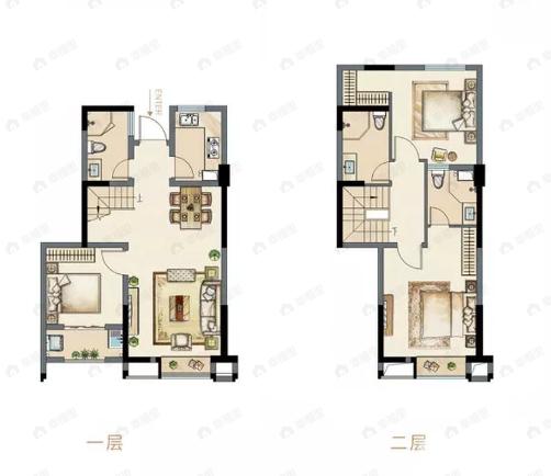 海投白鹭湾3室2厅3卫户型图