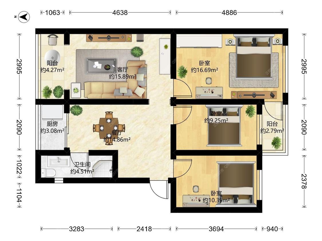 整租·红旗街住宅