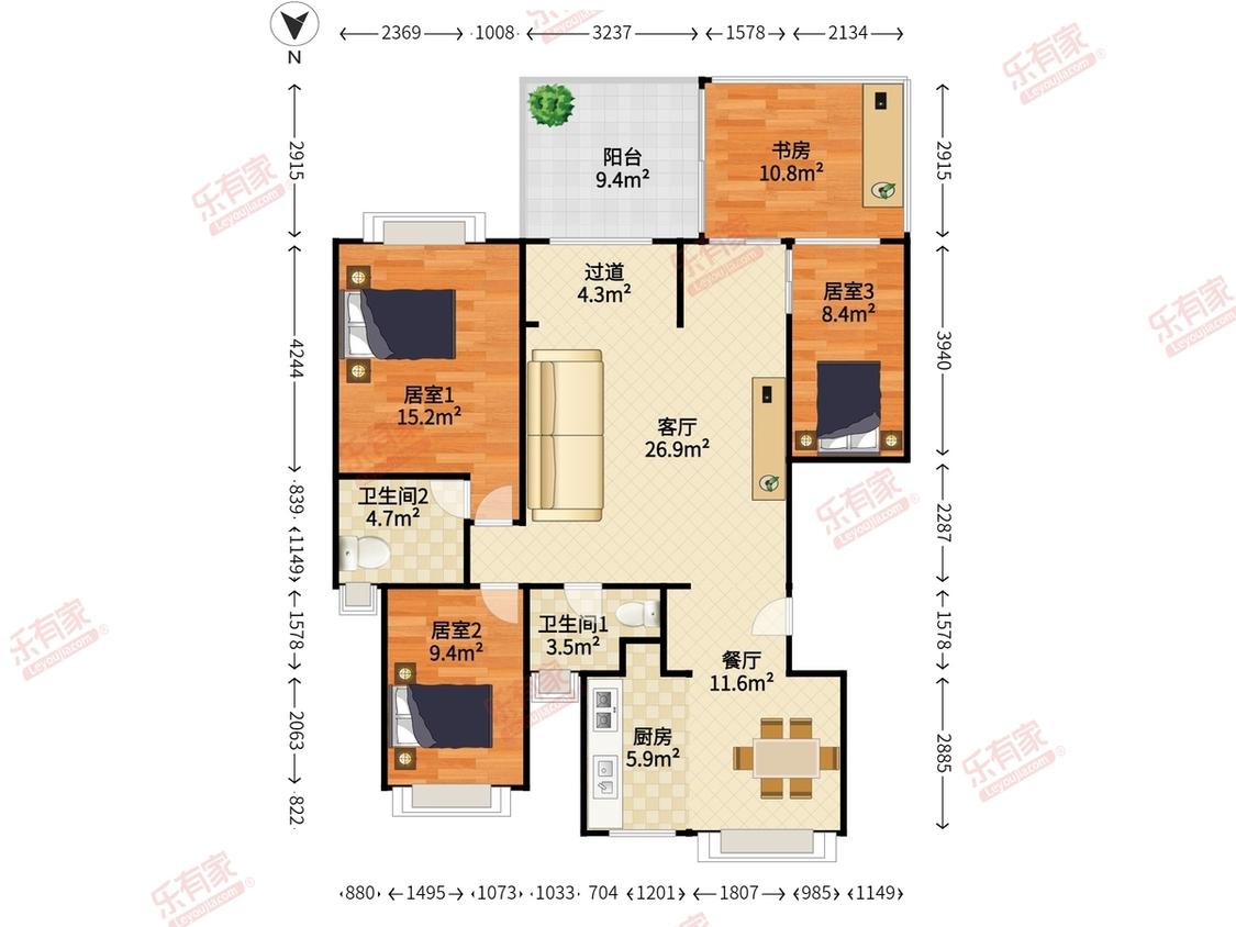 整租·鼎太风华(三期)