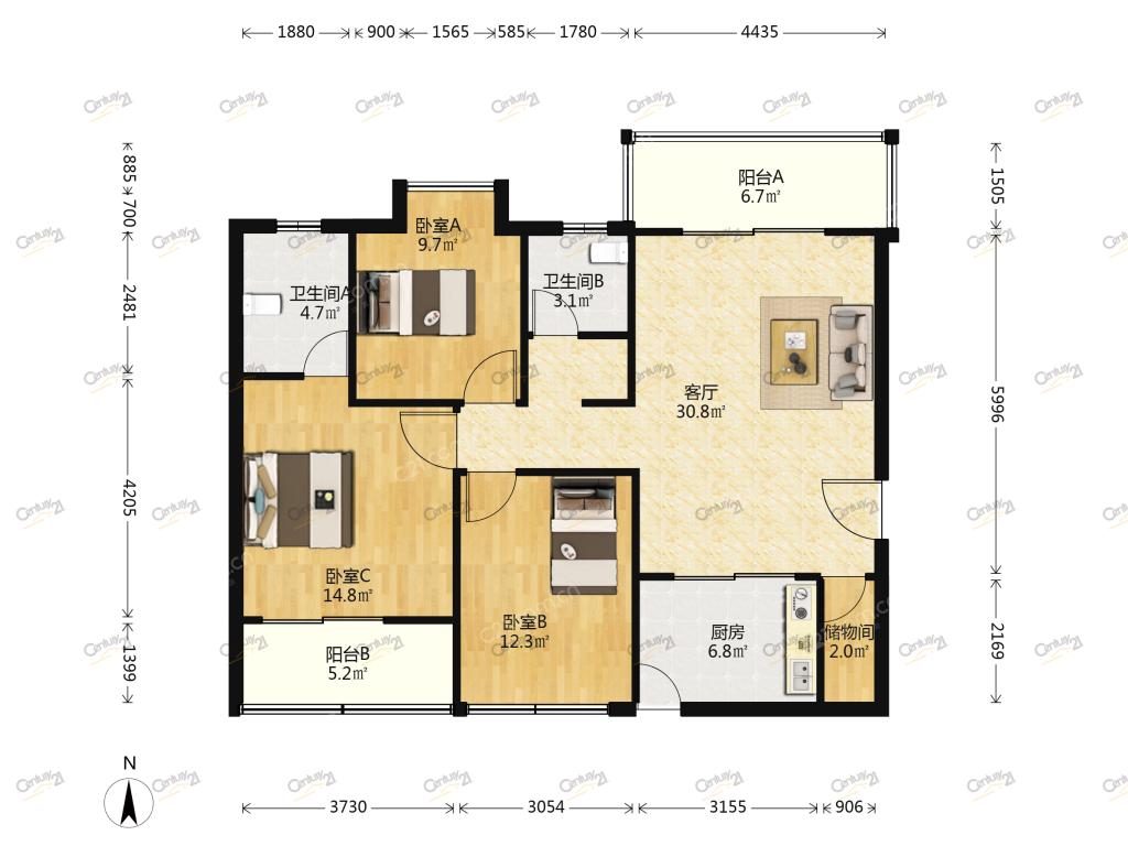 整租·双桂小区